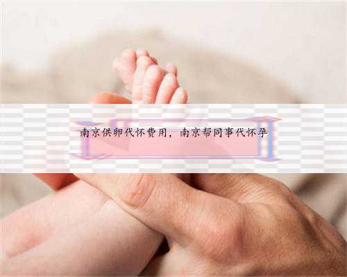 南京供卵代怀费用，南京帮同事代怀孕