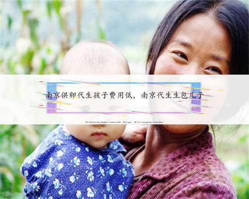 南京供卵代生孩子费用低，南京代生生包儿子
