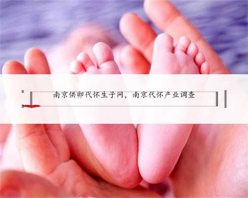南京供卵代怀生子网，南京代怀产业调查